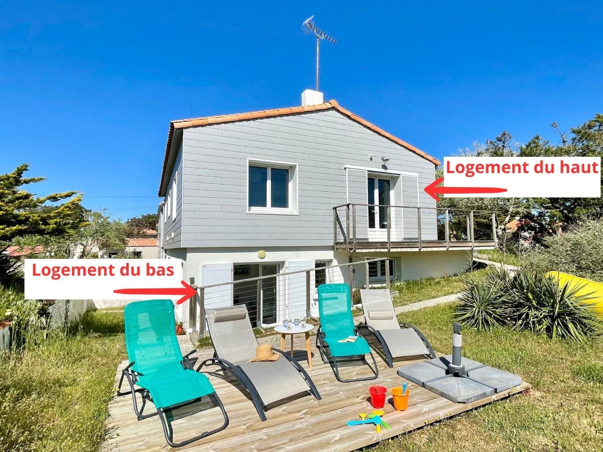 Maison Familiale Au Calme, Proche Plage, 9 Couchages, Terrasses, Wifi, Garage Velo - Bretignolles-Sur-Mer - Fr-1-231-203 Dış mekan fotoğraf